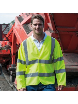 Plain High-visibility motorway coat RTY 130 GSM